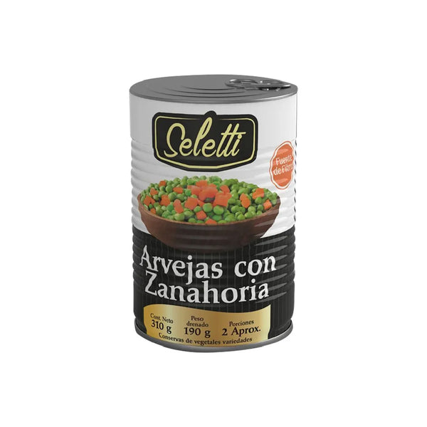 ARVEJA CON ZANAHORIA SELETTI 310G